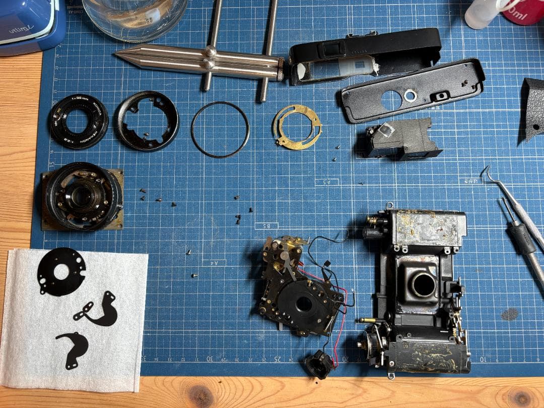 Konica C35 flash matic ブラック×イエロー【整備済完動品】