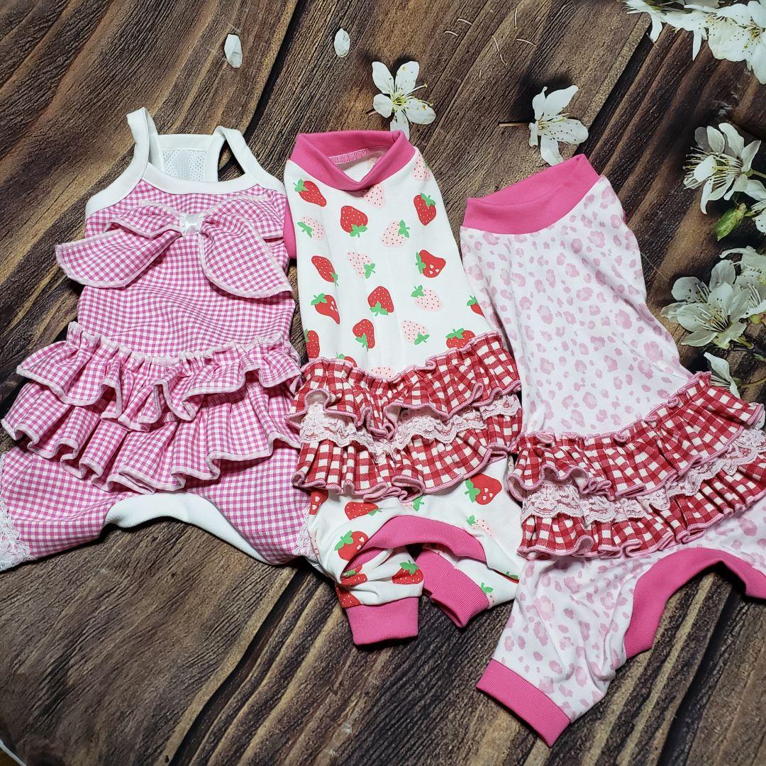 犬服　たかこ　ロンパース　ハンドメイド