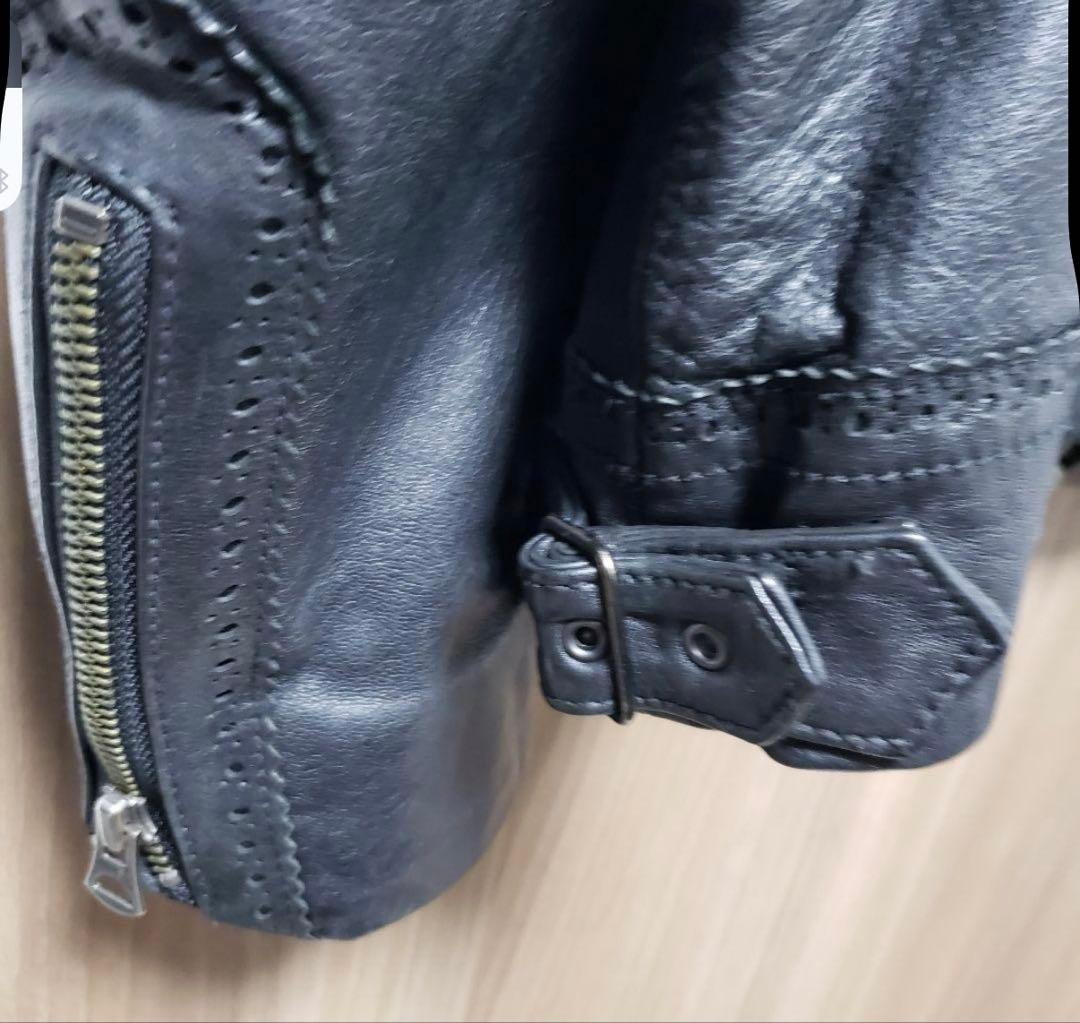 ☆レア☆ nano universe 馬革 レザージャケット Lサイズ