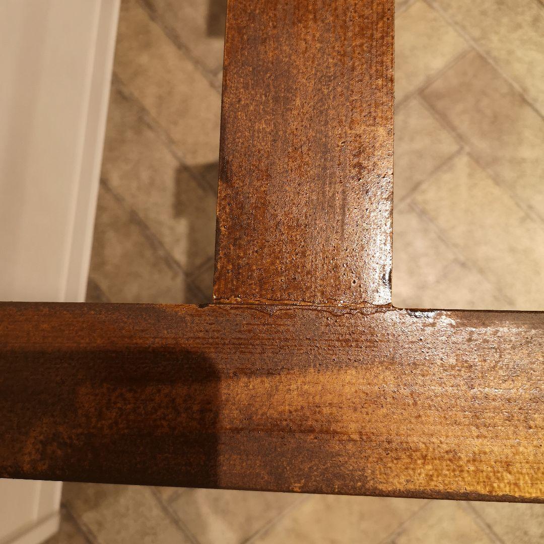 一枚板　テーブル　脚　檜