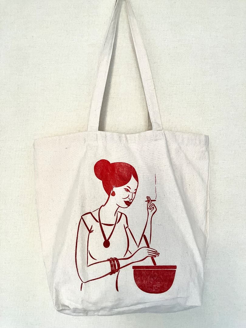 米国製 限定品 Margaret Kilgallen シルクスクリーントート