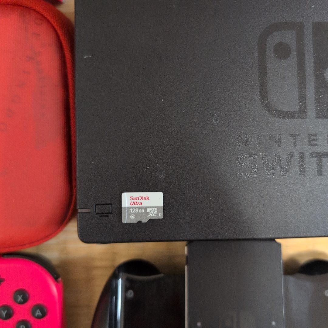 Nintendo Switch 本体　SDカード128GB及びキャリングケース