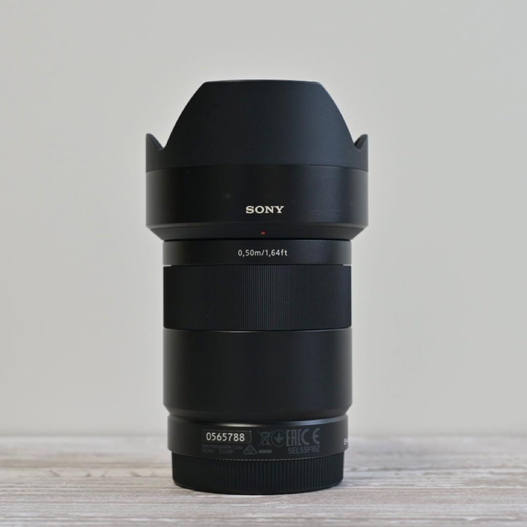 【美品】SONY Sonnar T* FE 55mm F1.8 ZA