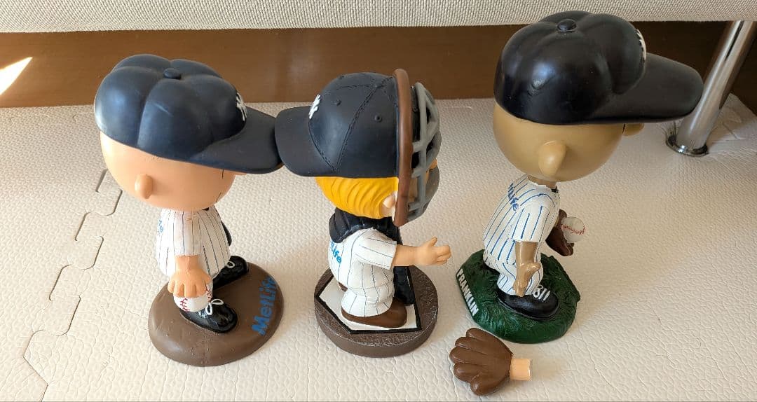 チャーリーブラウン　ボブルヘッド　フィギュア　フランクリン　シュローダー