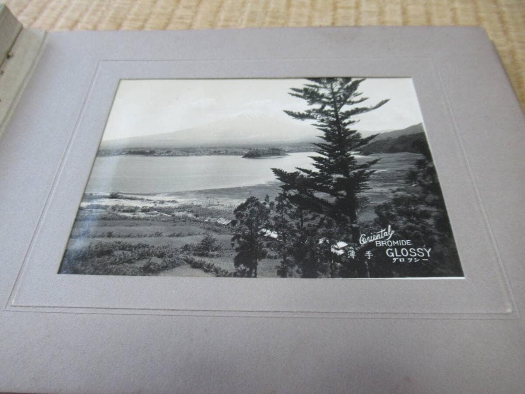 非売品 大正時代◆「オリエンタルの印画紙」美人サンプル生写真30枚収納アルバム帖