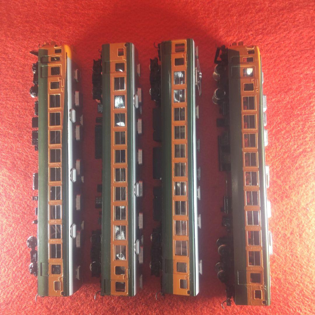 165系、4両セット、動作確認済み、MPギヤ仕様、電気機関車、HOゲージ