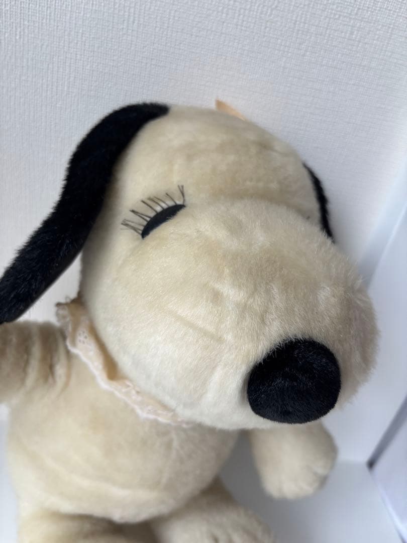 ベルちゃん　スヌーピー　ぬいぐるみ　ピーナッツ　平成レトロ　当時　レア　まつげ