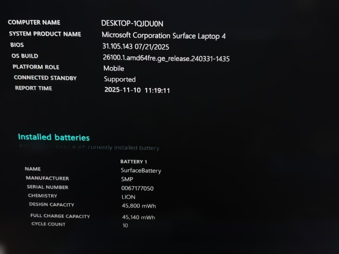 ✨Surface Laptop4 i7-1185G7 16GB SSD512GB