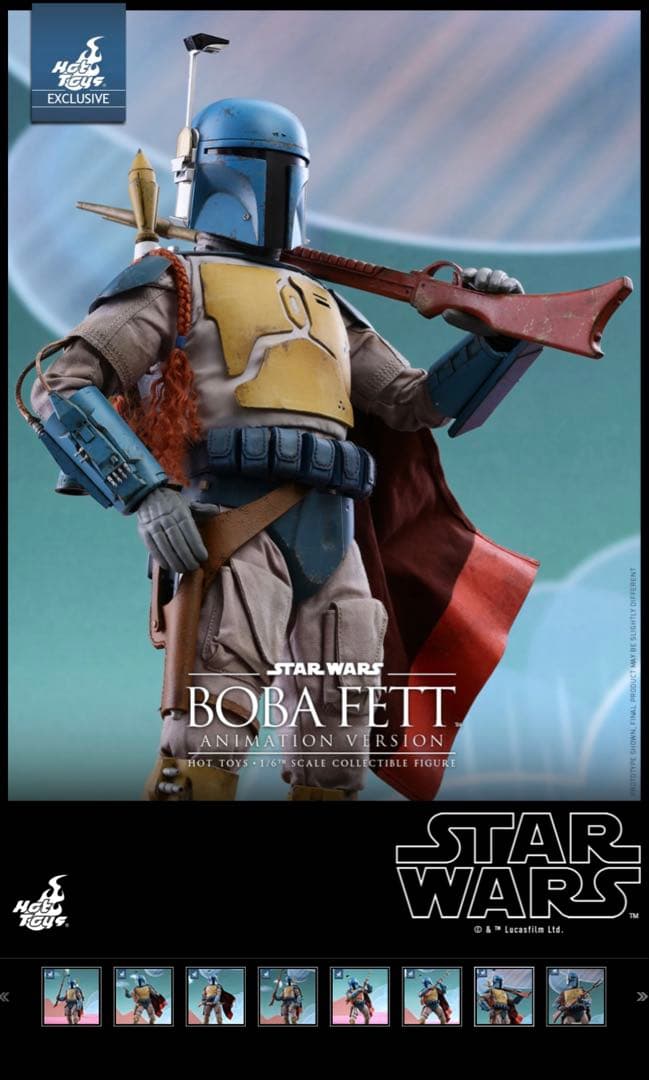 (激レア) ボバフェットアニメーションバージョンホットトイズスターウォーズ