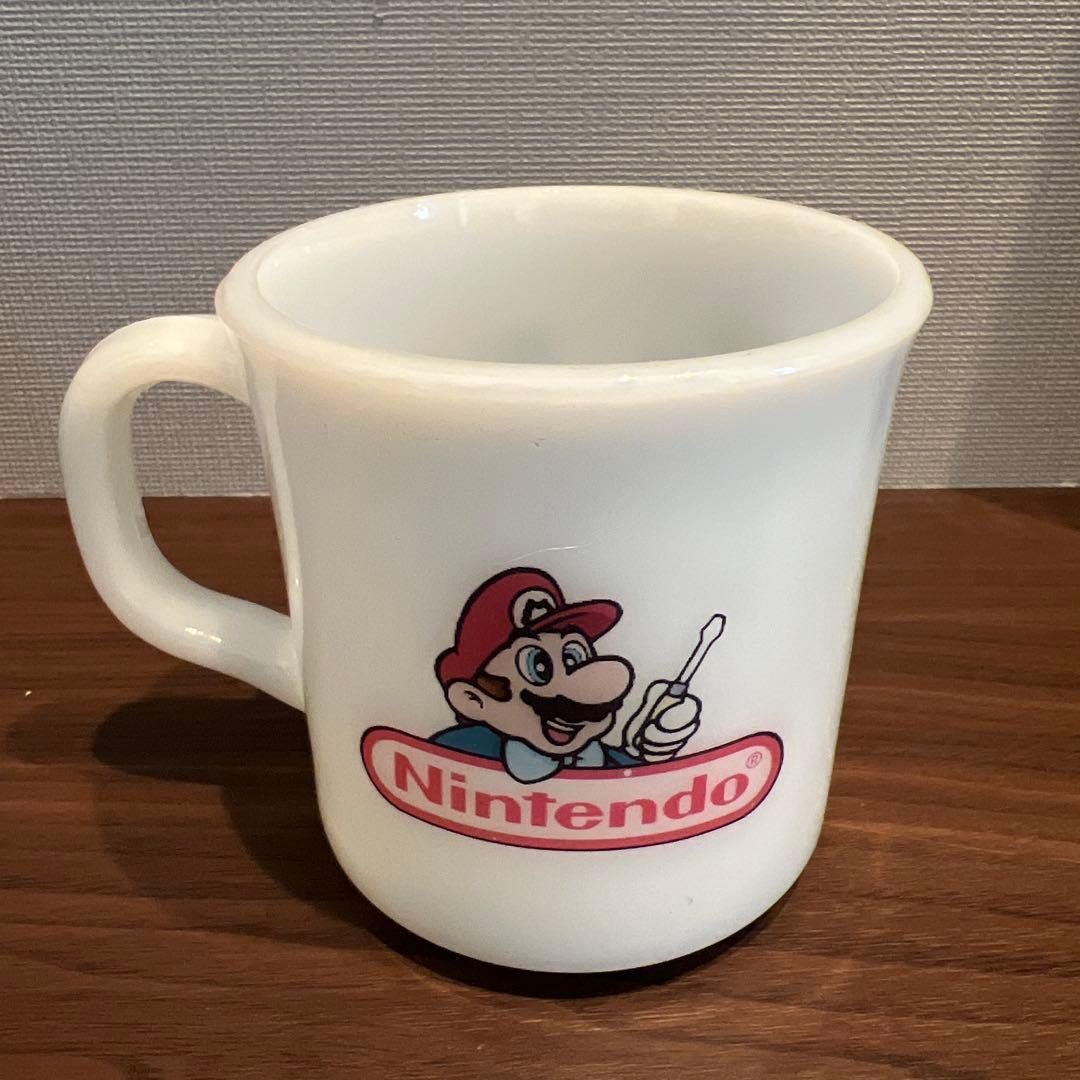80'レアFire King任天堂 マリオ マグ