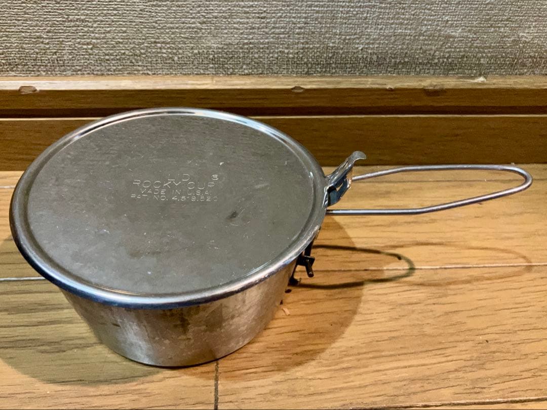 フタ希少【USA製】CASCADE CUP＋ROCKY CUP蓋付 折りたたみ式