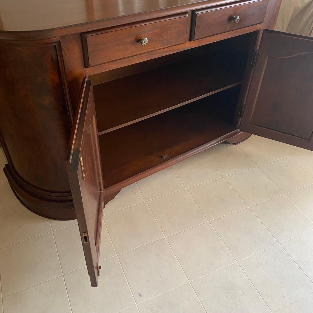 イタリア製　アンティーク　サイドボード　ヨーロピアン　キャビネット　モダン　象嵌