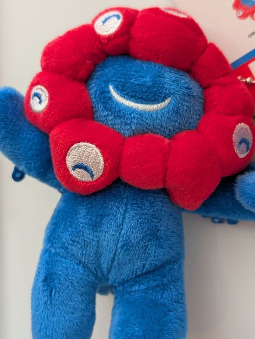 【新品未使用】ミャクミャク ペアマグネットマスコットキーホルダーふたごぬいぐるみ