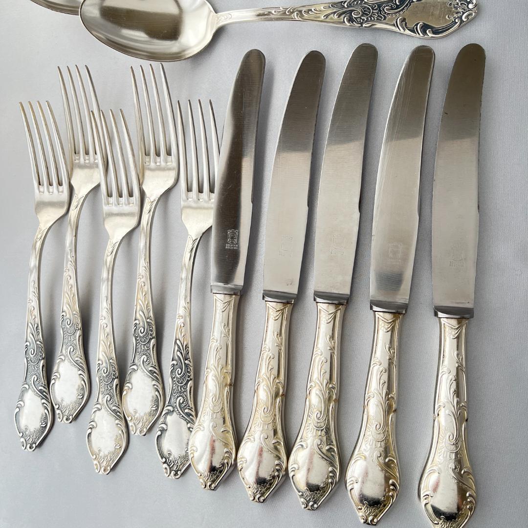 【ドイツ】ディナーセット 15本【シルバープレート】