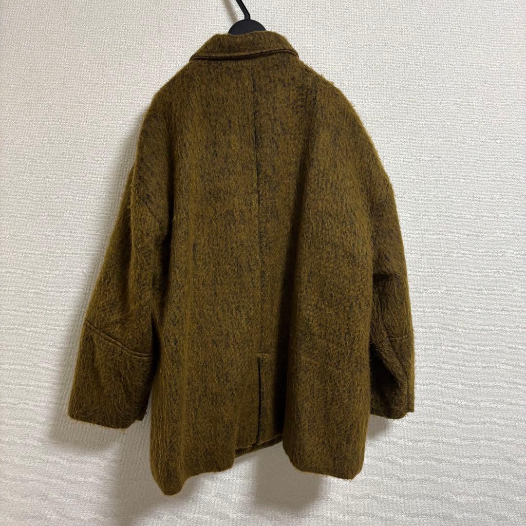 hellam チェスターコート　マスタード