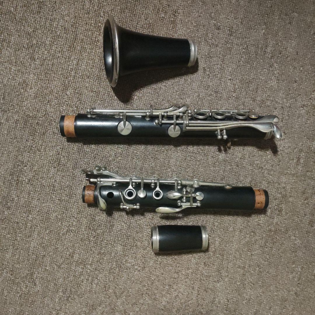 クラリネット本体 ケース付き (型番不明)