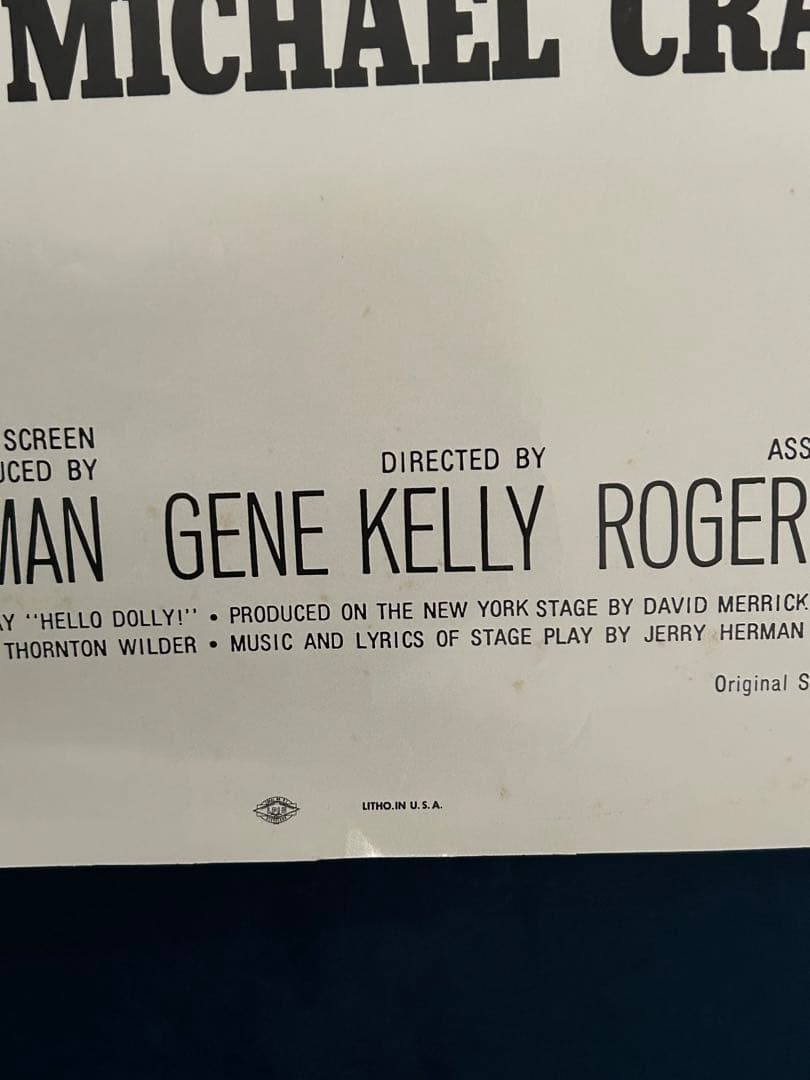 ハロー・ドーリー！　USオリジナル映画ポスター