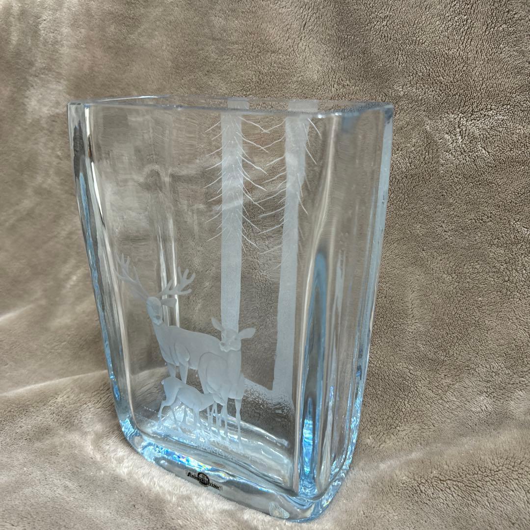 Strombergshyttan Sweden Crystal  Vase、花器