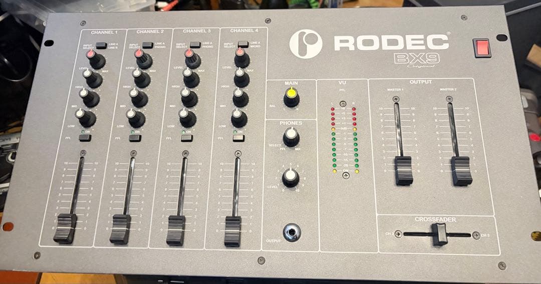 RODEC BX-9 希少DJミキサー　ベルギー製　美品　極太サウンド