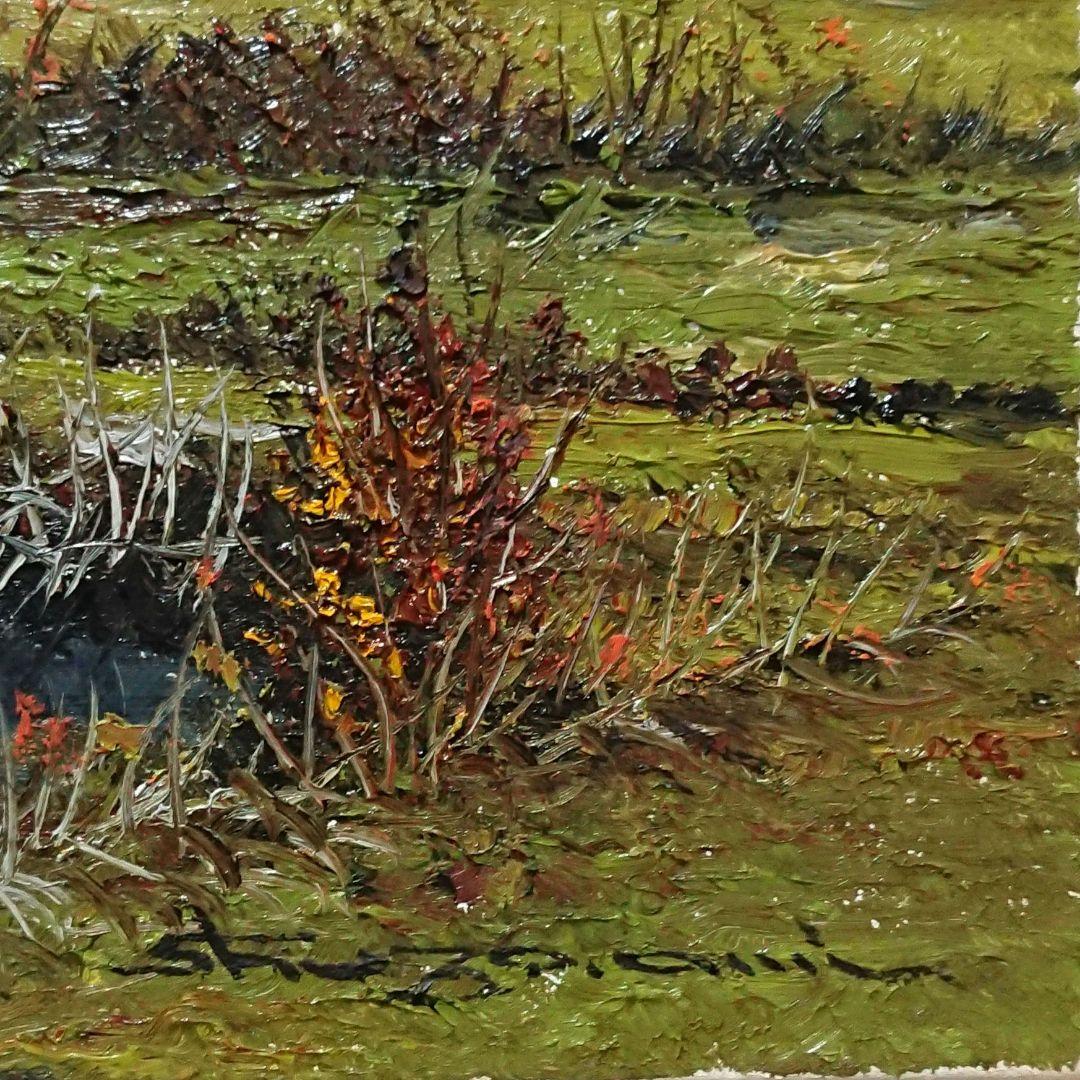 尾身周三作　「　山家秋色　」　　原風景　古民家