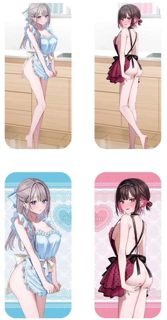 c102 千種みのり　志乃と恋　エプロンver.タペストリー　まとめ売り