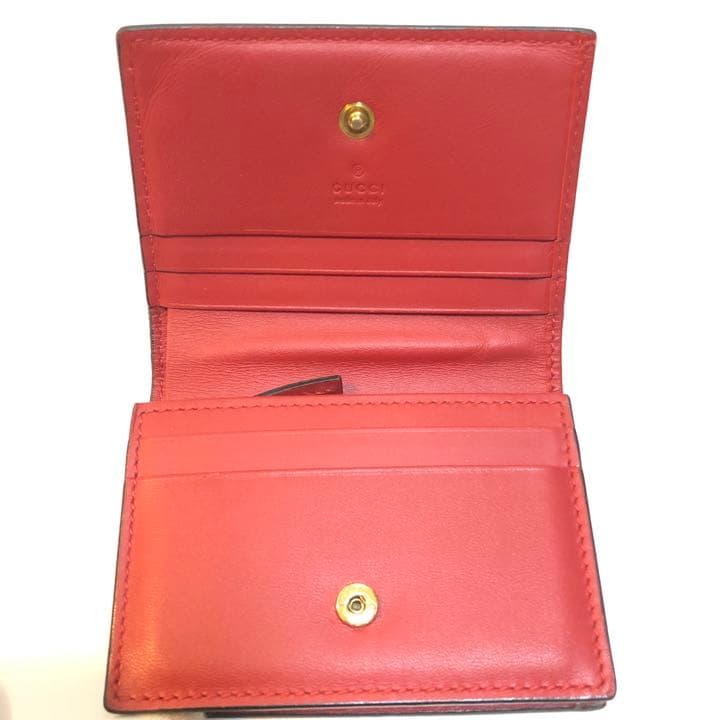 GUCCI グッチ GG スプリーム チェリー コンパクト財布