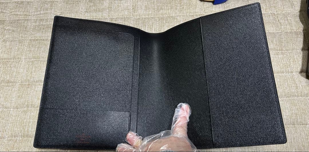 LOUIS VUITTON ノートカバー タイガレザー アルドワーズ ブラック