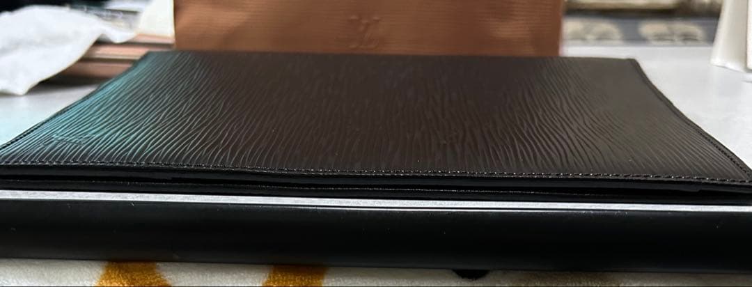 LOUIS VUITTON ノートカバー タイガレザー アルドワーズ ブラック