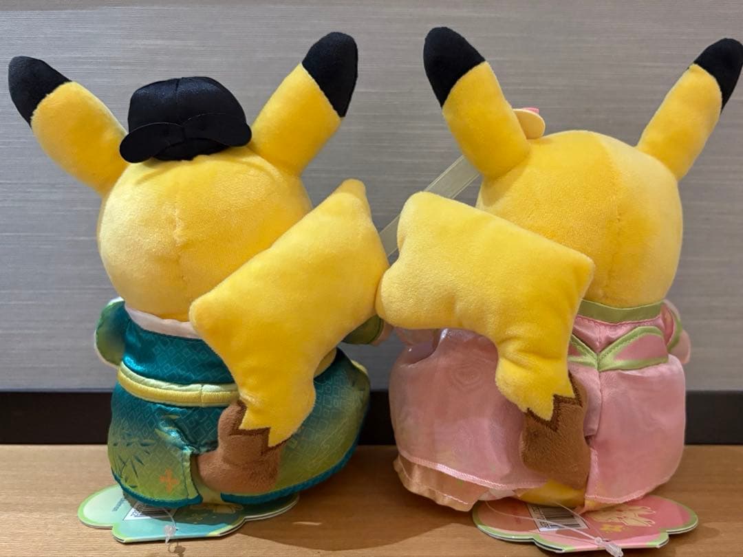 【お顔厳選】中国限定 ポケモン ピカチュウ 2体セット 漢服コスチューム