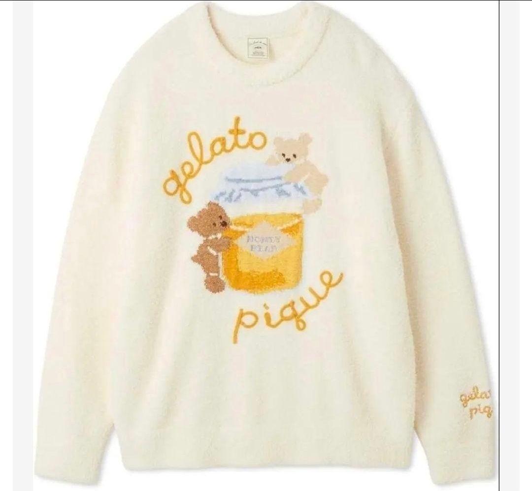 【新品タグ付き】ジェラートピケ はちみつベアプルオーバー