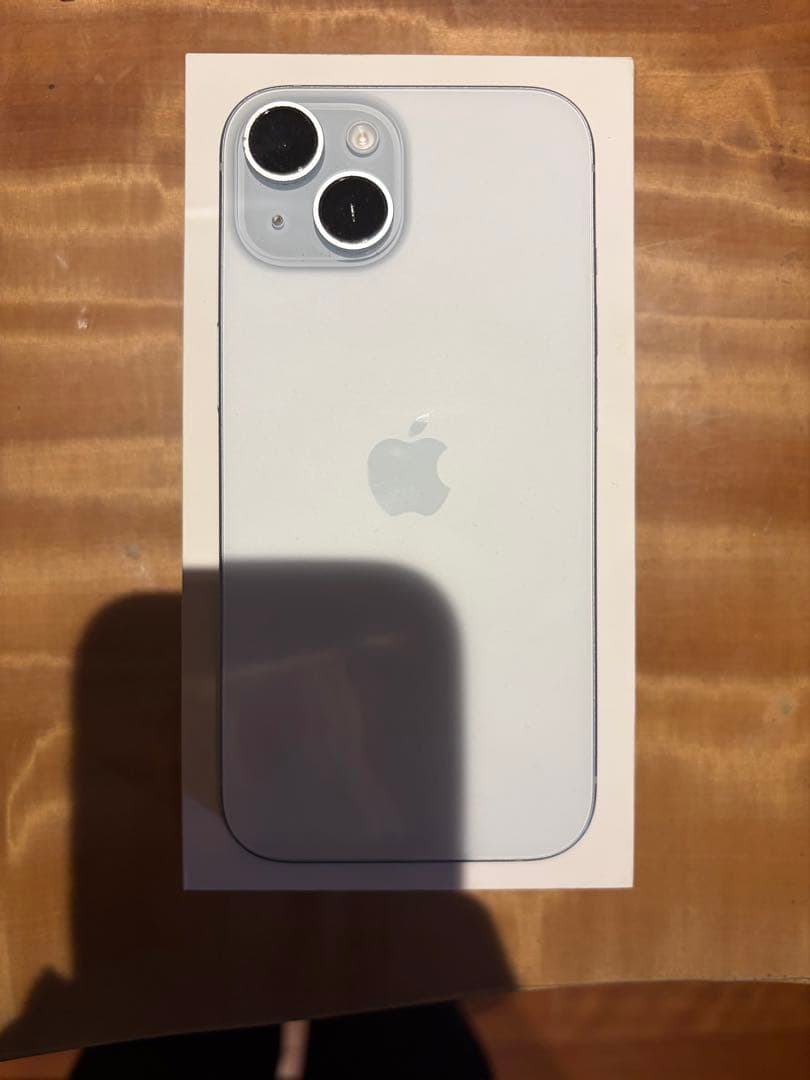 値下げ！simフリー　最大容量95% iPhone 15 128GB ブルー本体