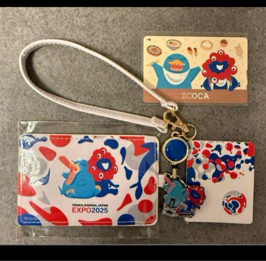 関西万博限定 ミャクミャク イコちゃん コラボ ICOCA イコカ パスケース