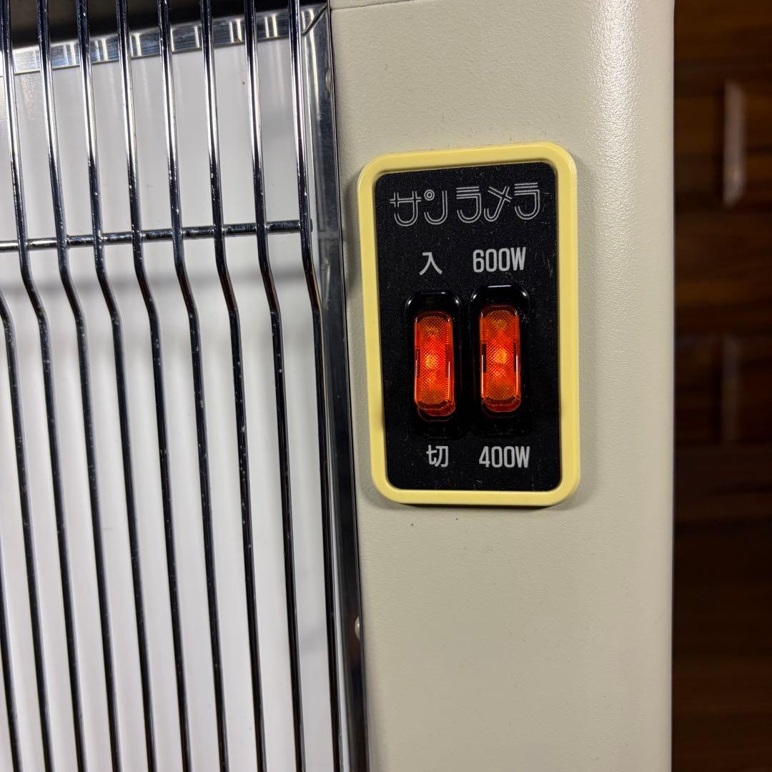 美品 sunlamella サンラメラ　ニューセラミックヒーター　600W型