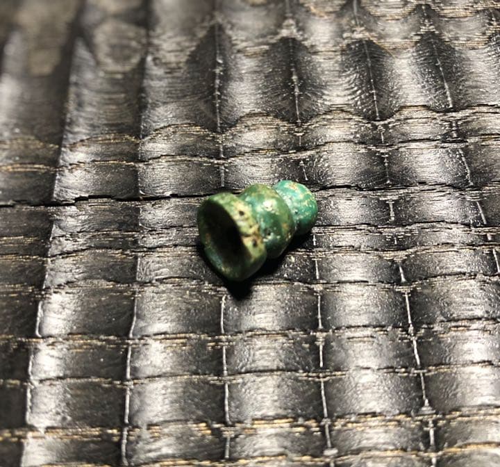 アンティーク　チベタンターコイズ　数珠珠　ボサ玉