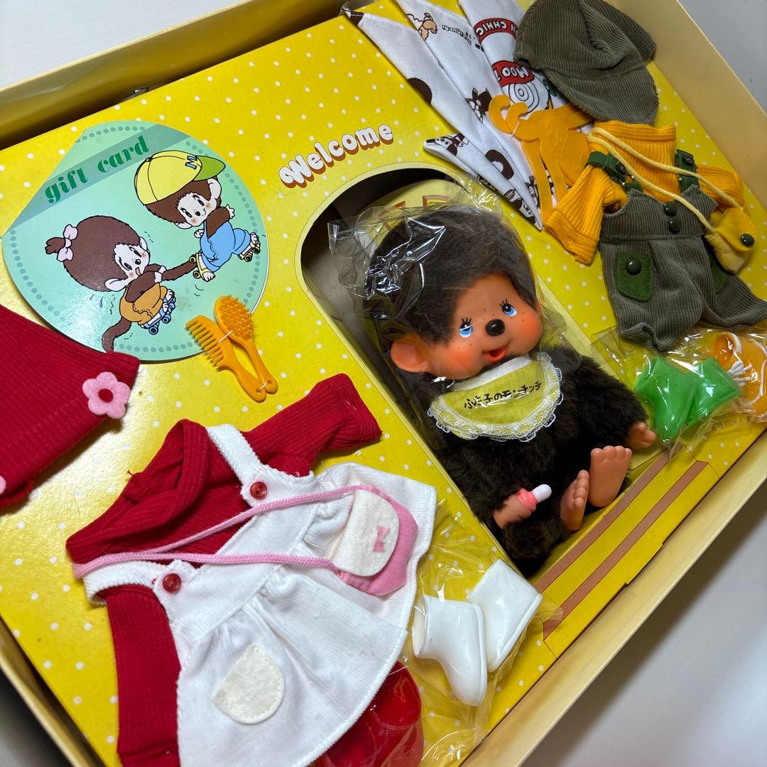 ビンテージ 未使用品 ギフトセット モンチッチ monchhichi 2974