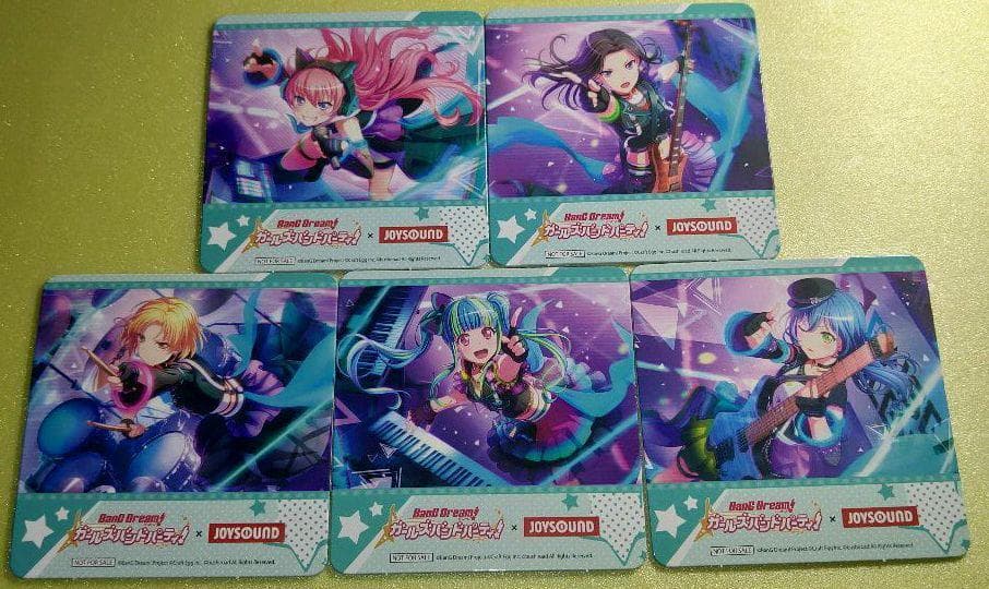 バンドリ　コラボカフェ　コースター　全35枚セット