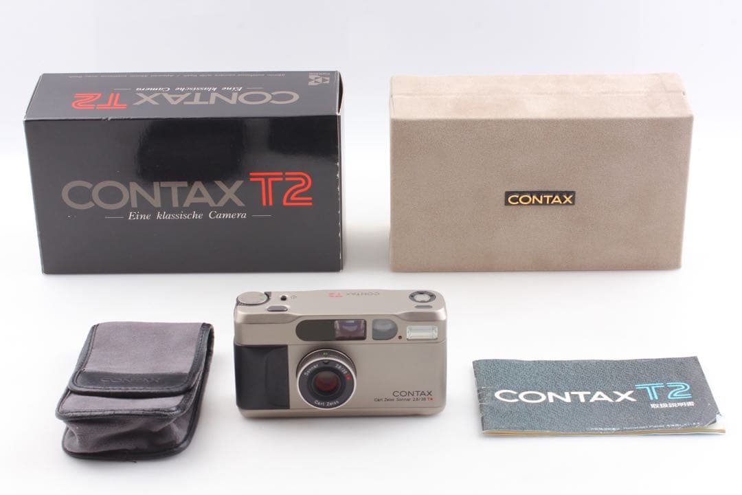 【完動品/試写有り】CONTAX T2 シルバー データバック