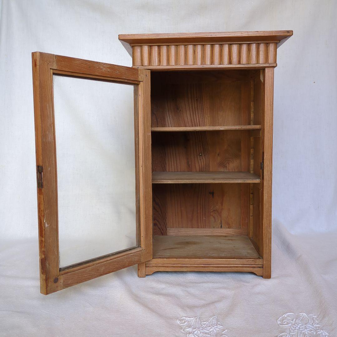 フランスアンティーク ガラスウォールキャビネット