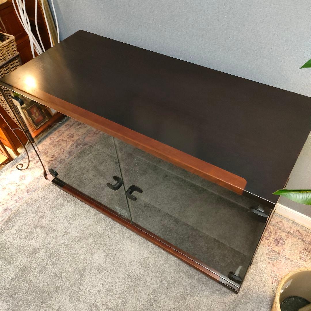 【SONYヴィンテージ】ミッドセンチュリーガラスキャビネット