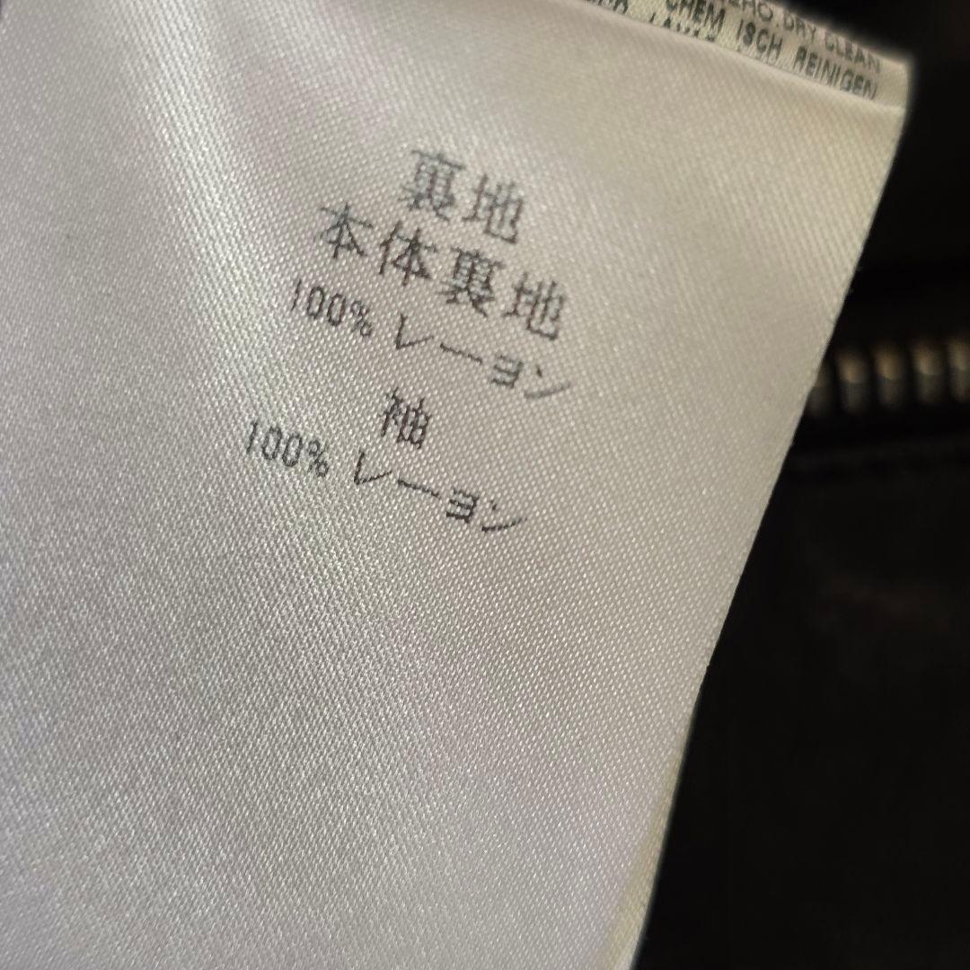 DIESEL BLACKGOLD シングルライダースジャケット ラムレザー 46