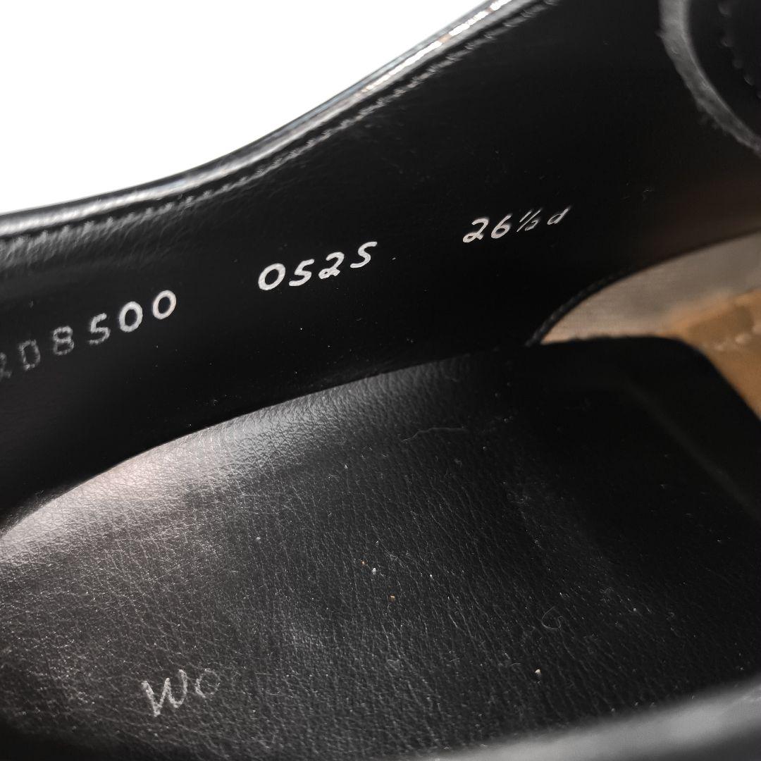 ✨美品✨ リーガル ドレスシューズ 内羽根 ストレートチップ ガラスレザー 黒