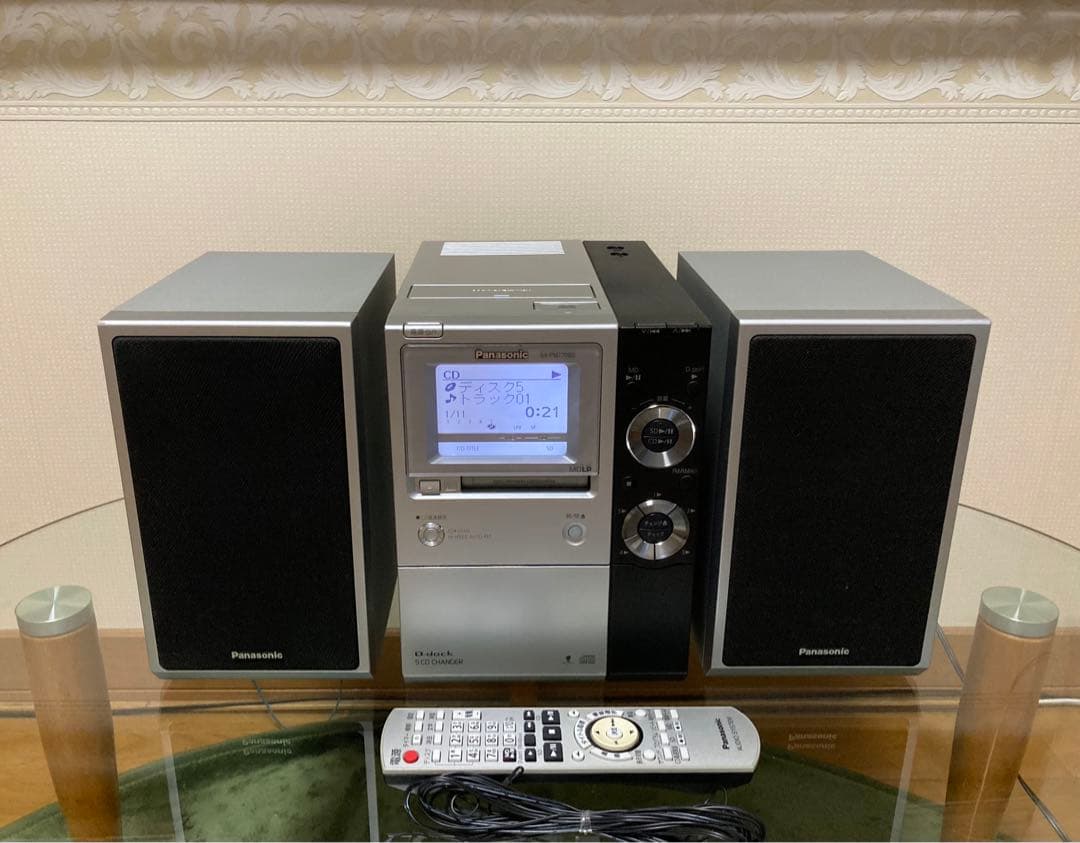 【可動品】Panasonic・ SA-PM770SD 5CDチェンジャーコンポ
