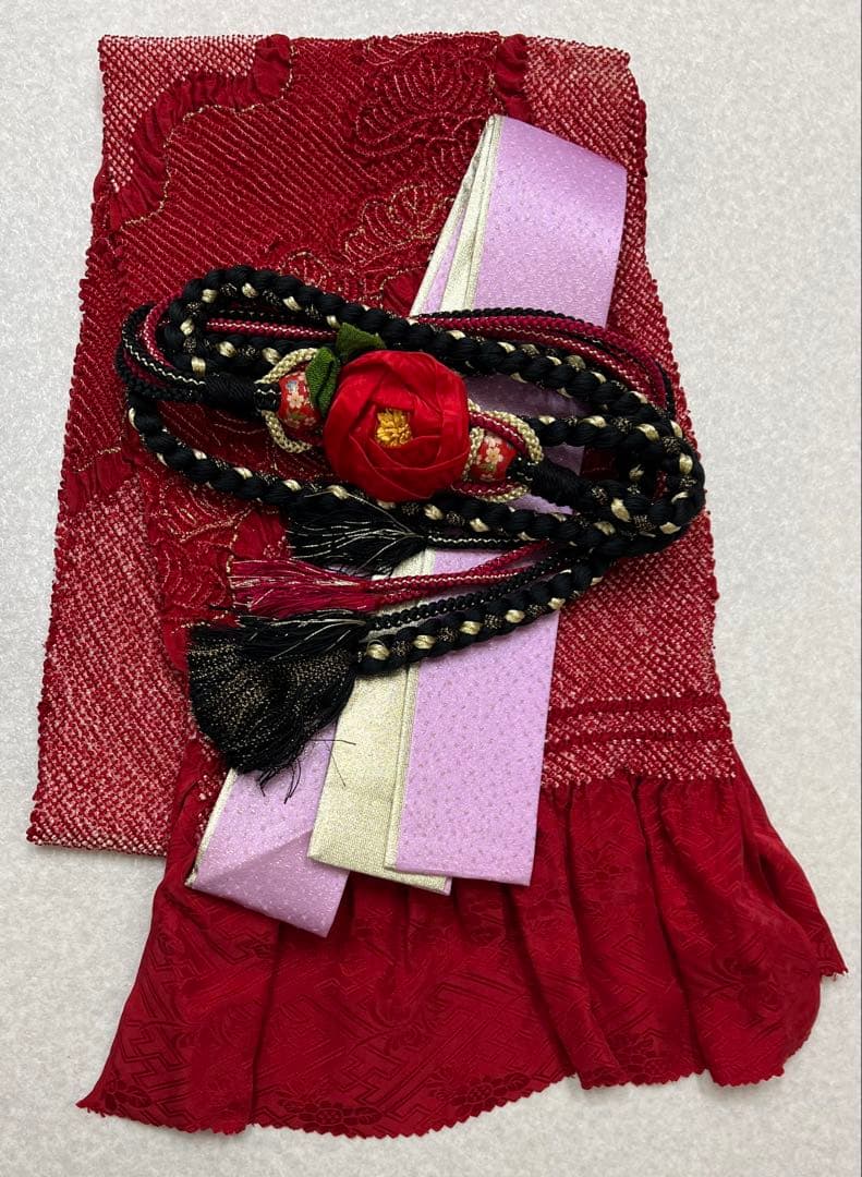 振り袖　フルセット　別誂長襦袢　金彩加工　刺繍入り　銀通し　半襟サービス　710