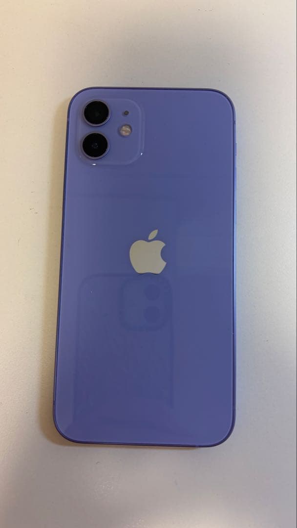 iPhone12 アップル　128GB パープル　箱付き　SIMフリー