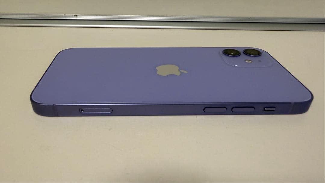 iPhone12 アップル　128GB パープル　箱付き　SIMフリー