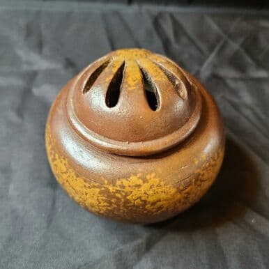 備前焼　香炉　人間国宝　金重陶陽?　分銅印　希少　箱無し