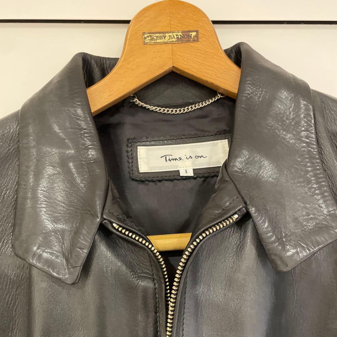 【ZIAS LEATHER JACKET】　サイズ1