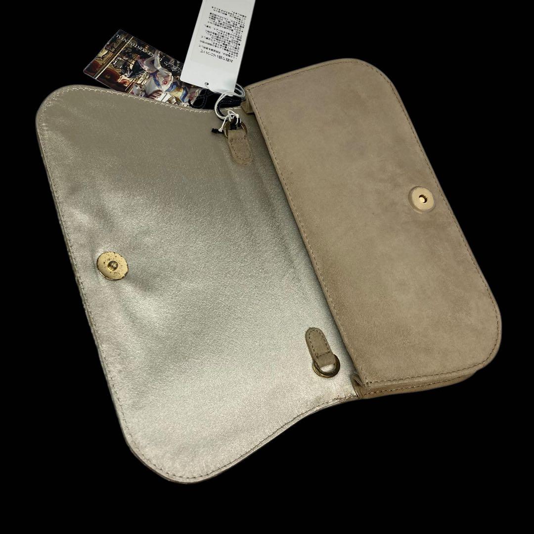 グレースコンチネンタル 2wayショルダーバッグ 花 ビーズ 刺繍 スパンコール