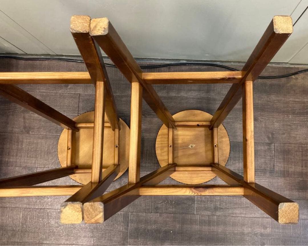 ハイスツール 2脚セット　合皮