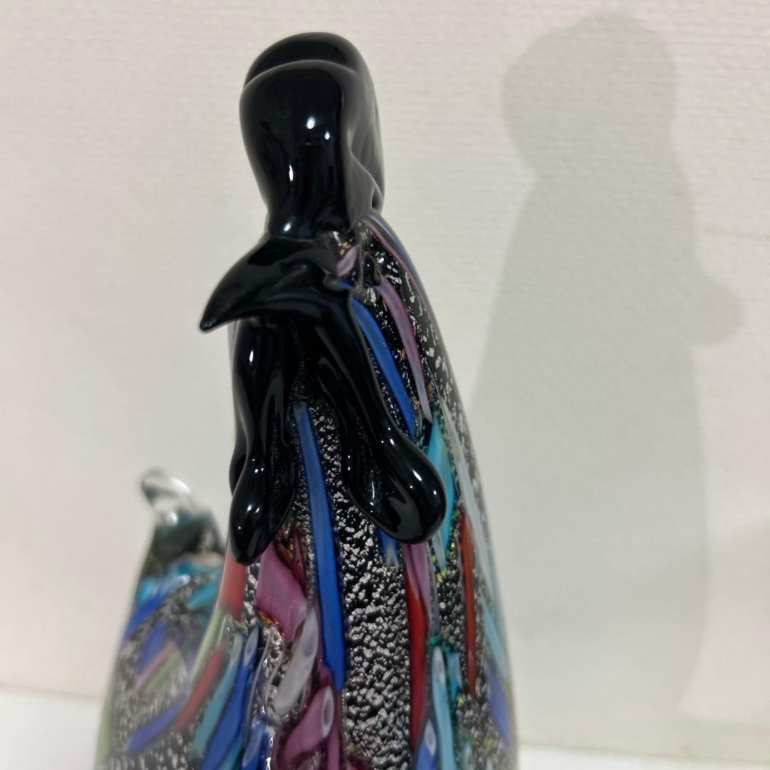 MURANO Formia ムラーノ　ヴェネチアン　鶏　美術品　工芸　イタリア製